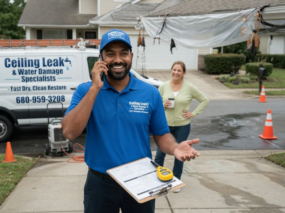 Ceiling Leak Cleanup Watkinsville, GA FAQs